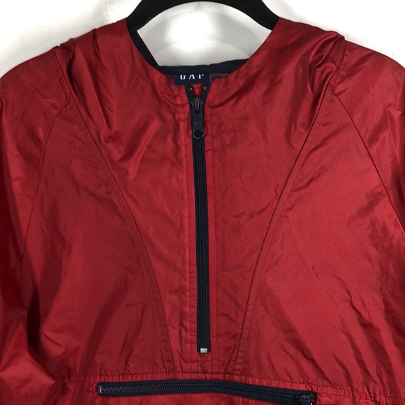 Gap red hooded lightweight jacket size L/XL - Picture 2 of 12